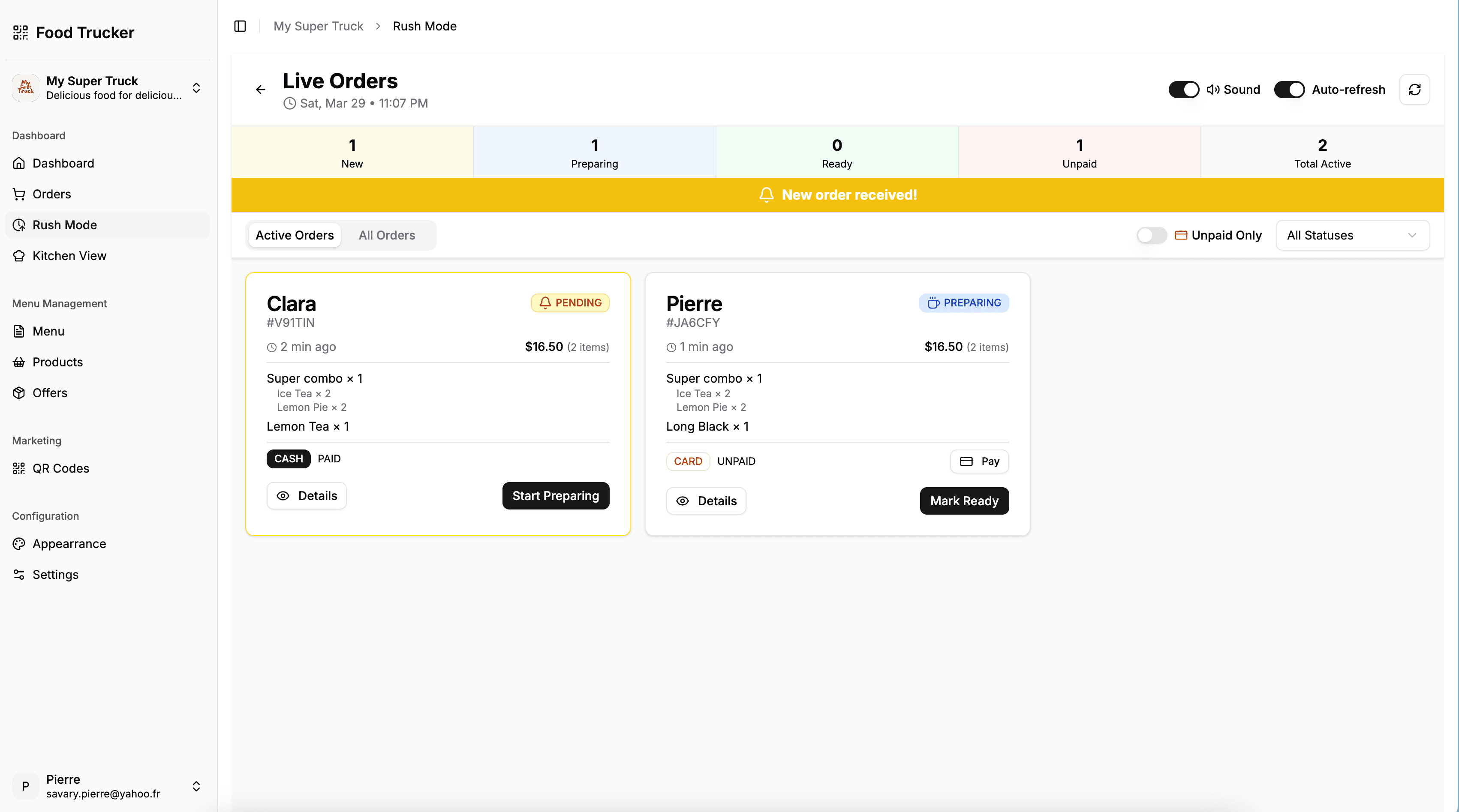 Order Management